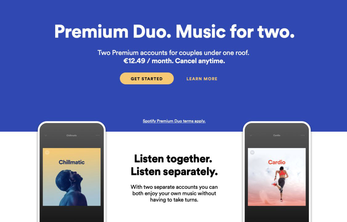 Spotify is testing a cheaper Premium subscription for two people - Engadget