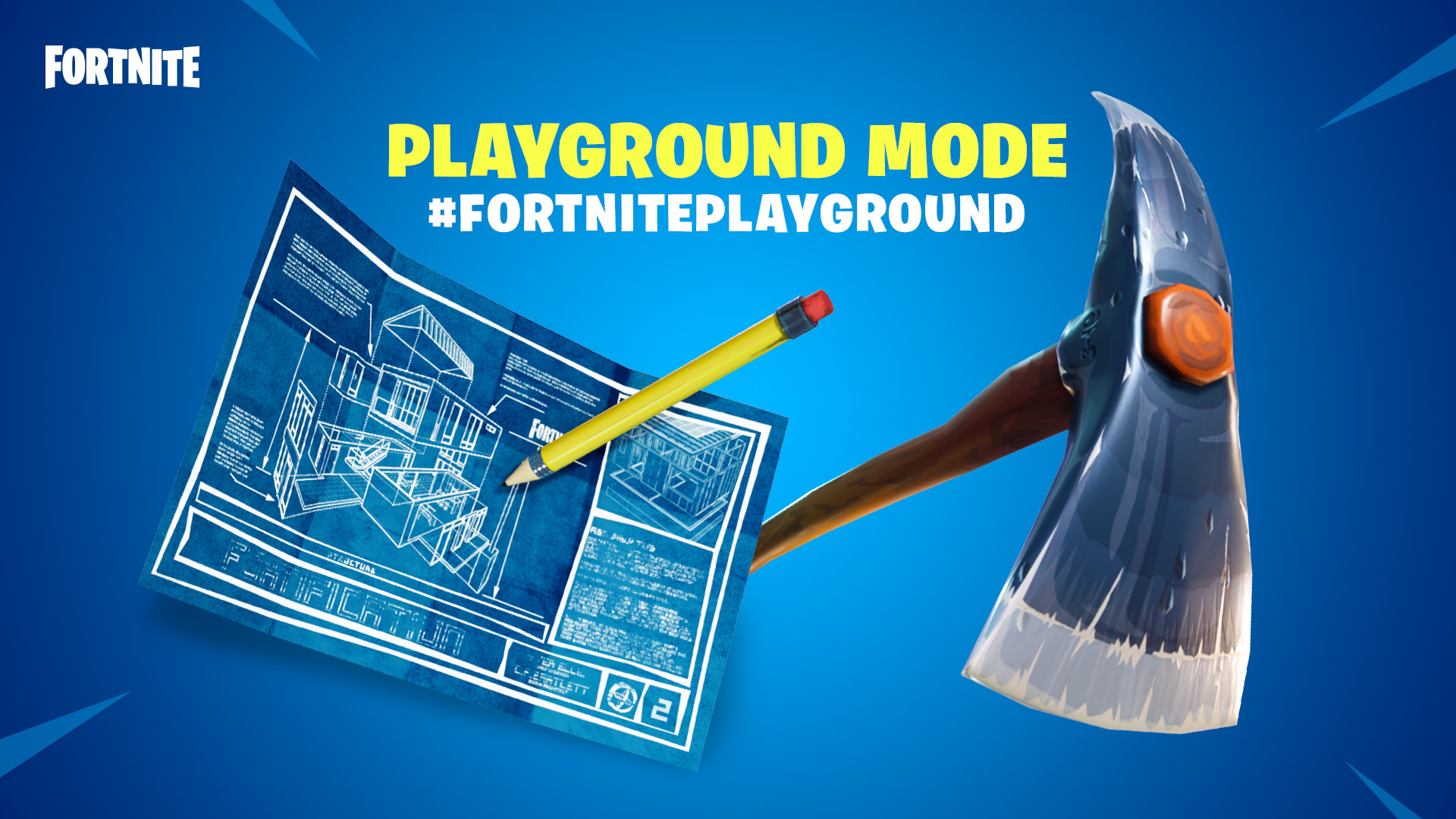 fortnite gets a four player playground practice mode - fortnite buildings not rendering pc