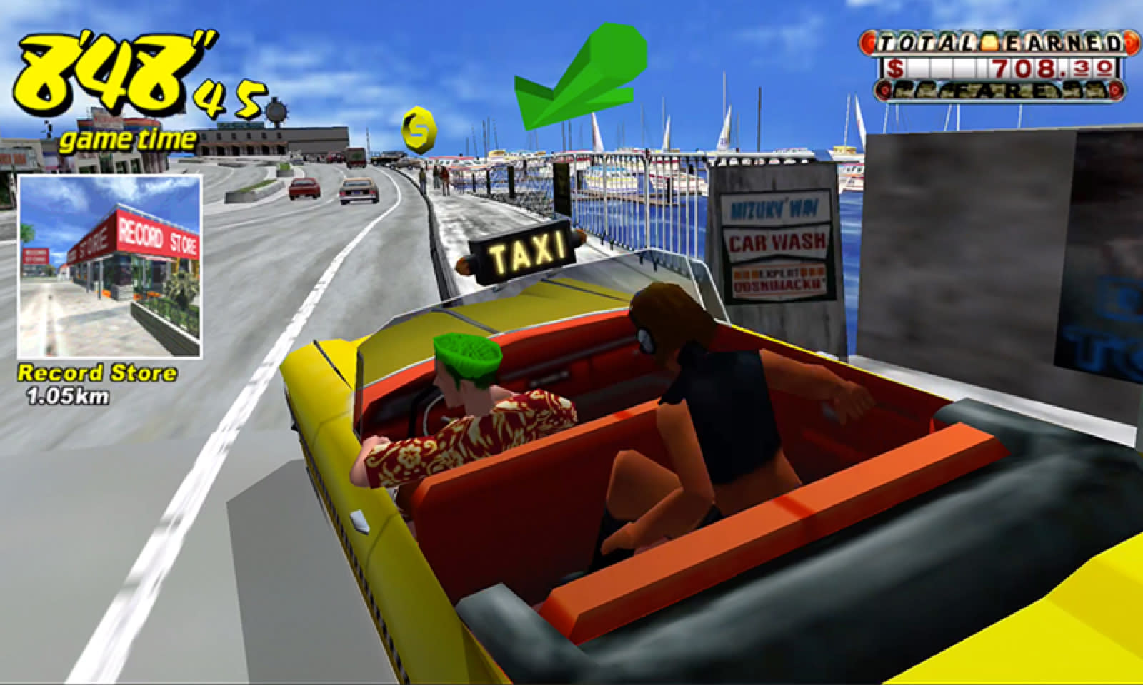 The original 'Crazy Taxi' is free to play on your smartphone ...