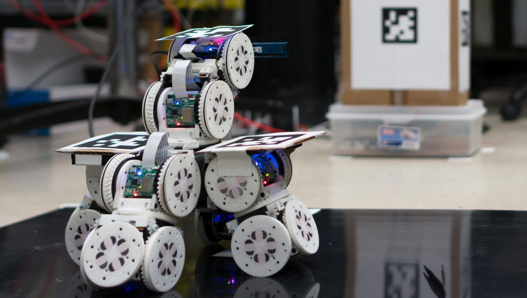 Researchers develop modular bots that combine to form a ...