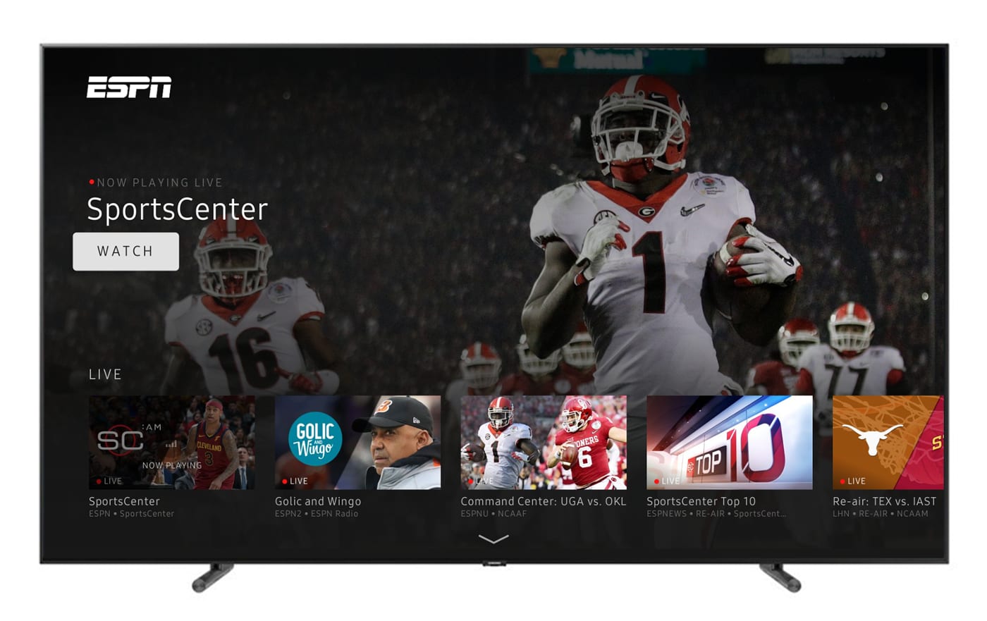 Samsung's smart TVs are getting ESPN and Freeform