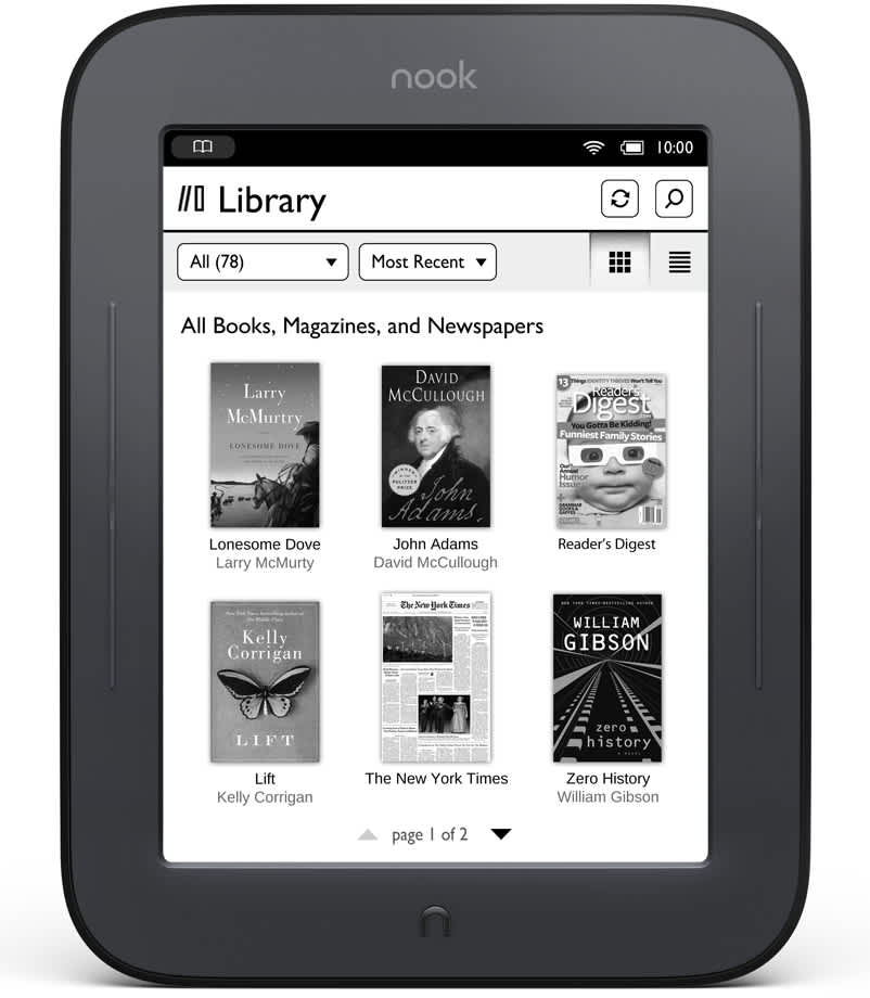 Barnes Noble Nook WiFi Review Engadget barnes-noble-nook-wifi-review-engadget