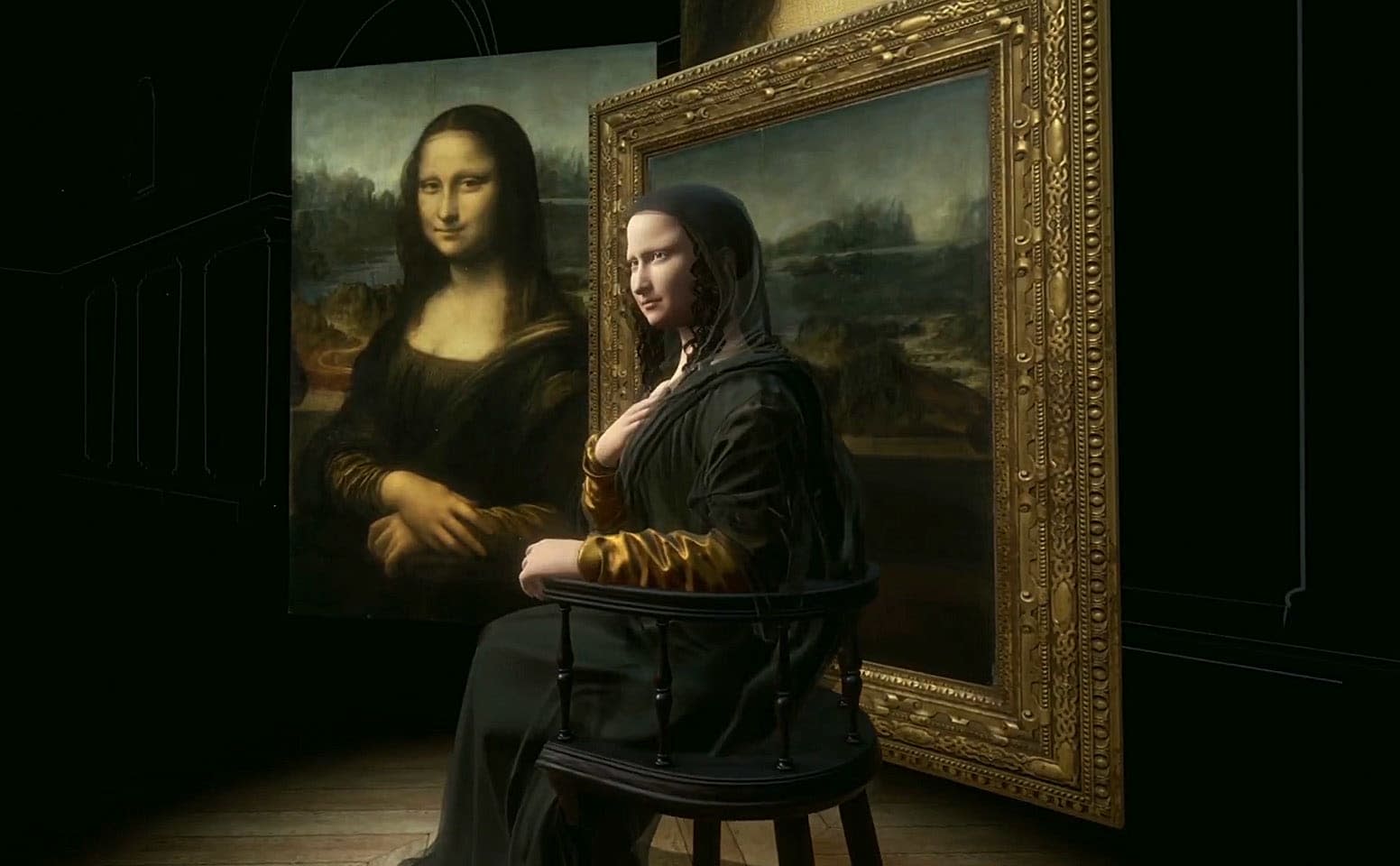 Htc Recreated The Mona Lisa In 3d For The Louvre S Da Vinci