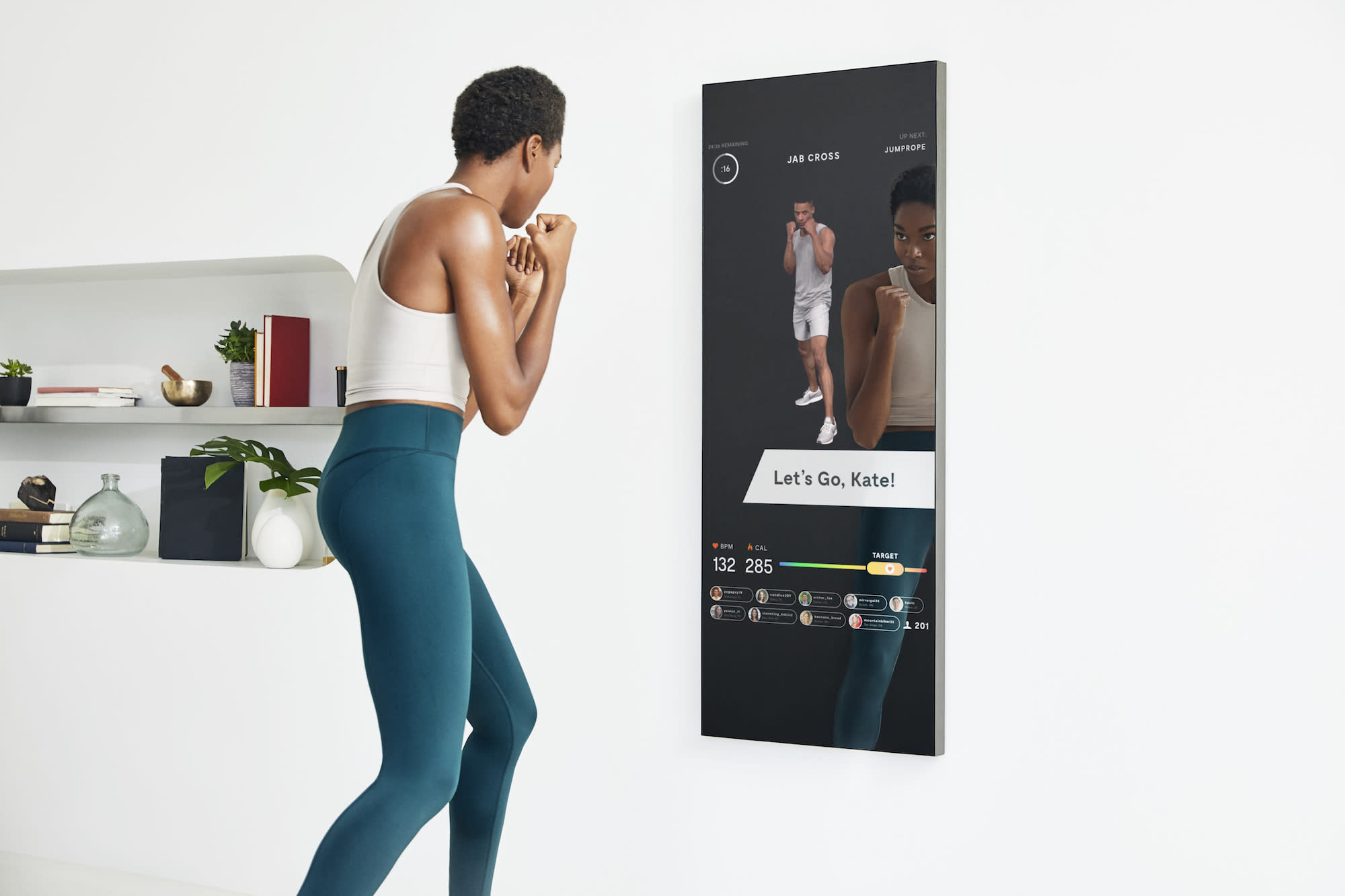 A $1,500 smart mirror brings live fitness classes to your home ...