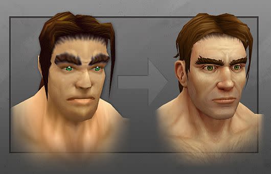 Wow Reveals New Human And Draenei Male Models Engadget
