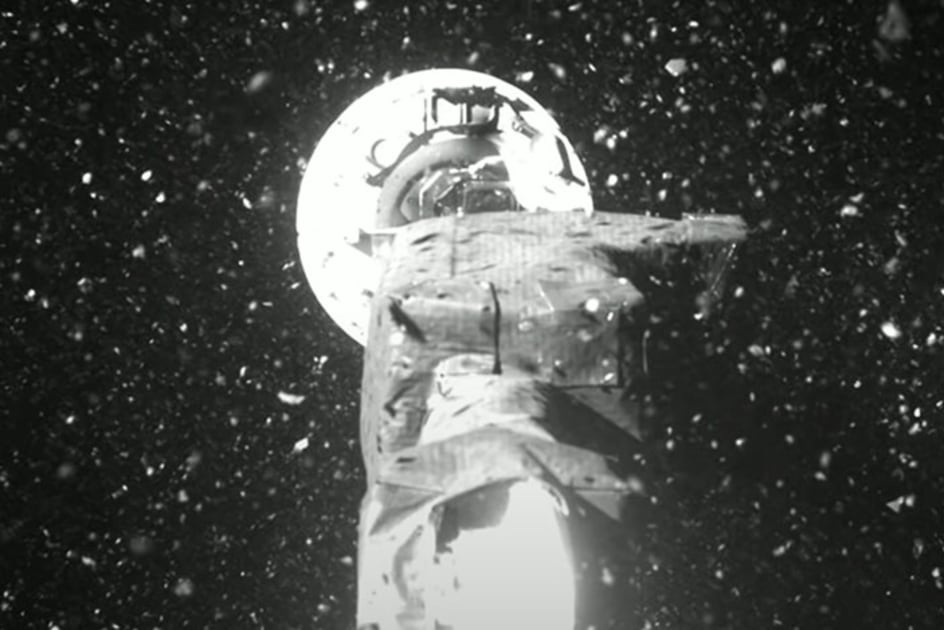 Watch OSIRIS-REx take a bite out of asteroid Bennu's surface - Engadget