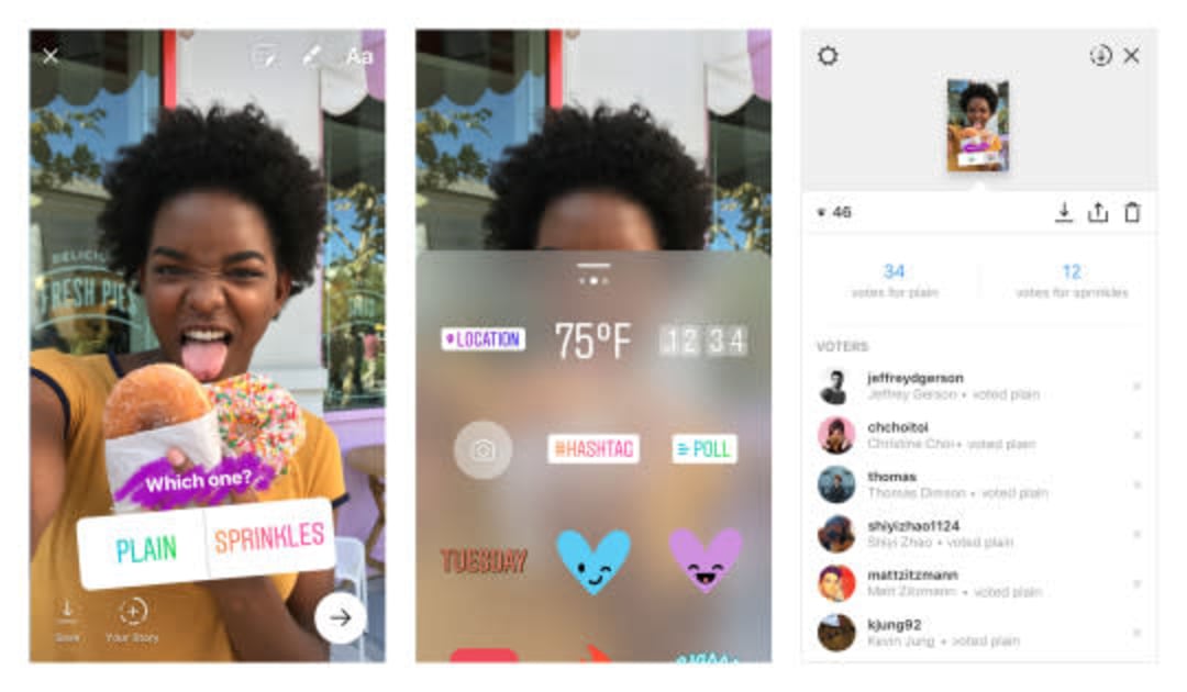 Instagram's new Stories sticker is all about polls | Engadget