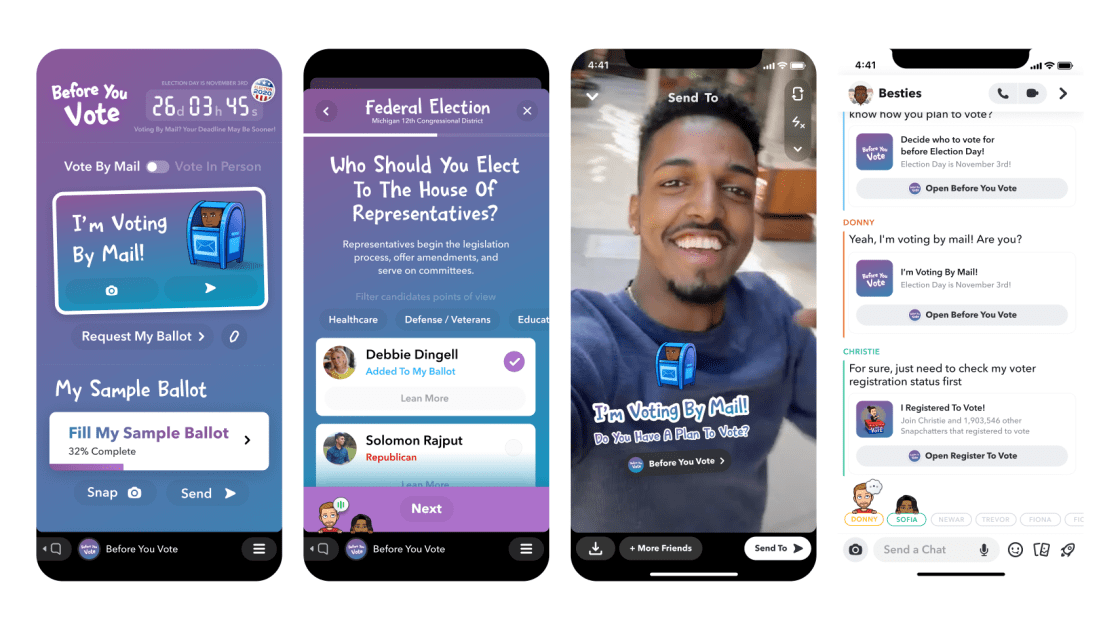 Snapchat introduces voting resources to boost youth turnout