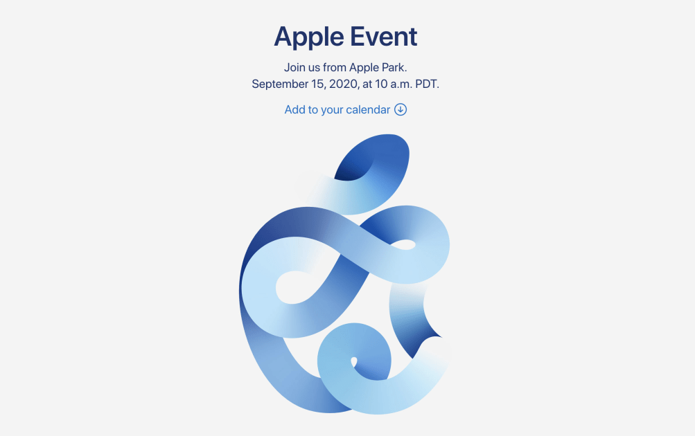Apple’s next big launch event will take place on September 15th