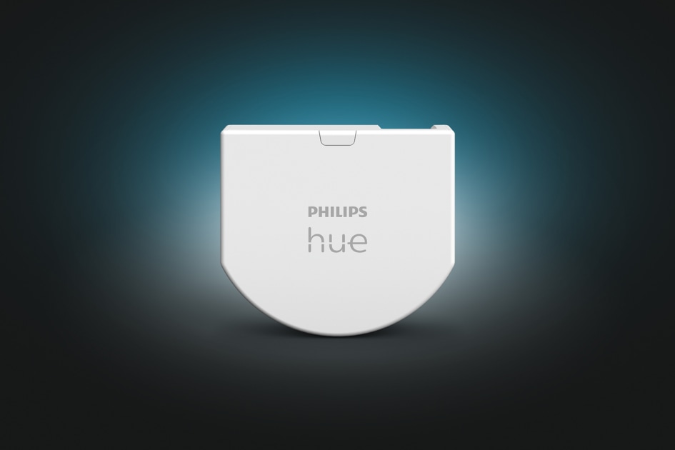The Philips Hue module turns each light switch into a smart switch