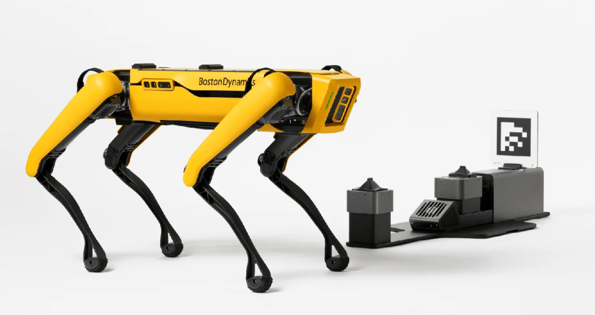Boston Dynamics trains Spot the robot dog to charge itself