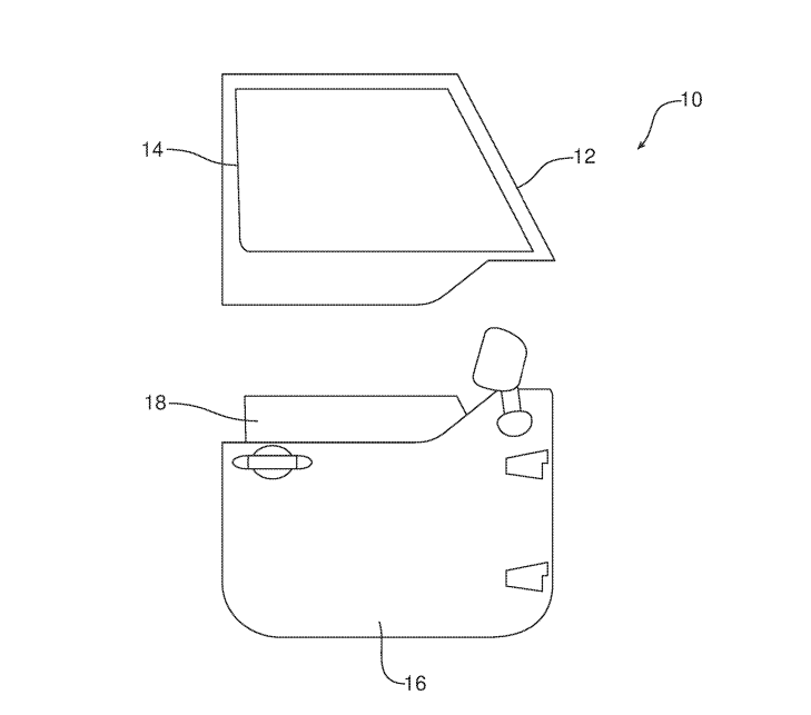 Ford door patent application