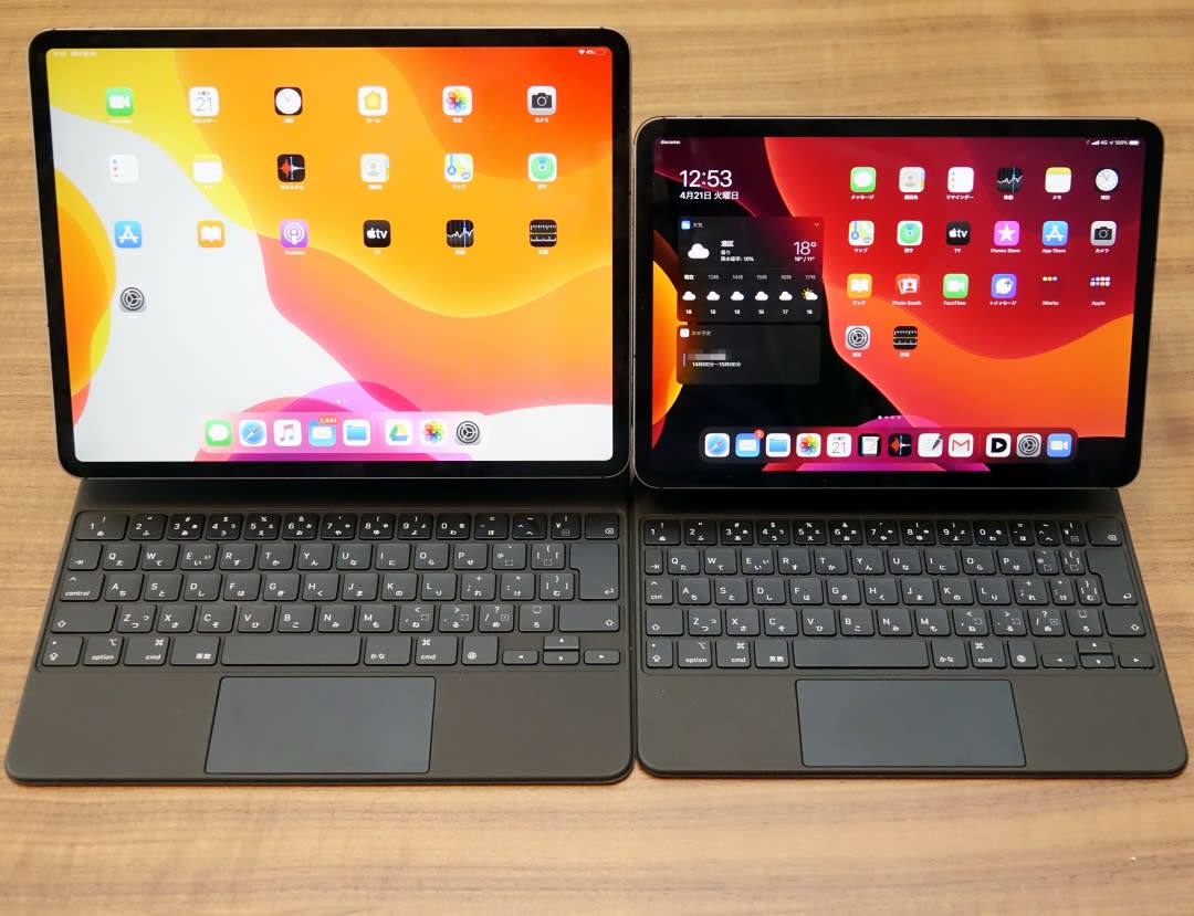 iPad ProのMagic Keyboard、11型と12.9型を比較。使いやすいのはどちらか（石野純也 ...