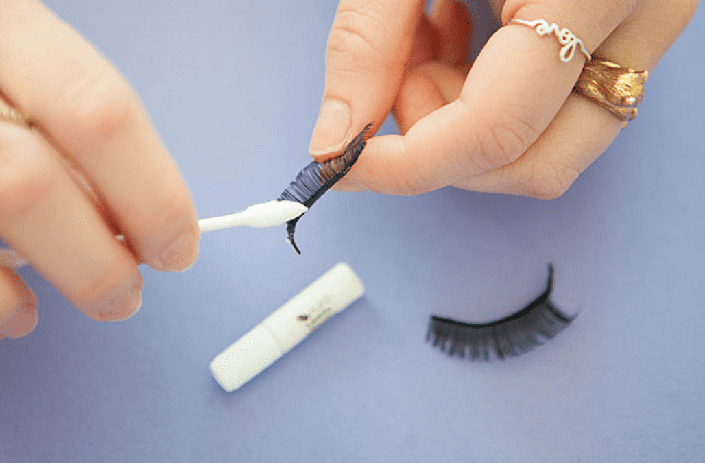 Ways to change life. Ugly strip Lashes with Glue on them.