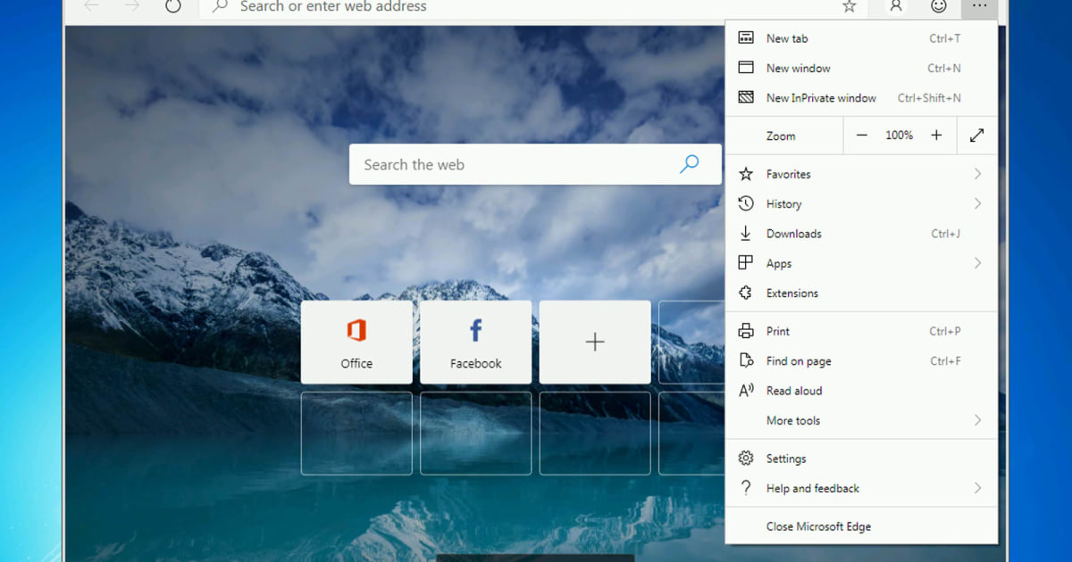 Microsoft's reworked Edge browser is available to try on Windows 7 1