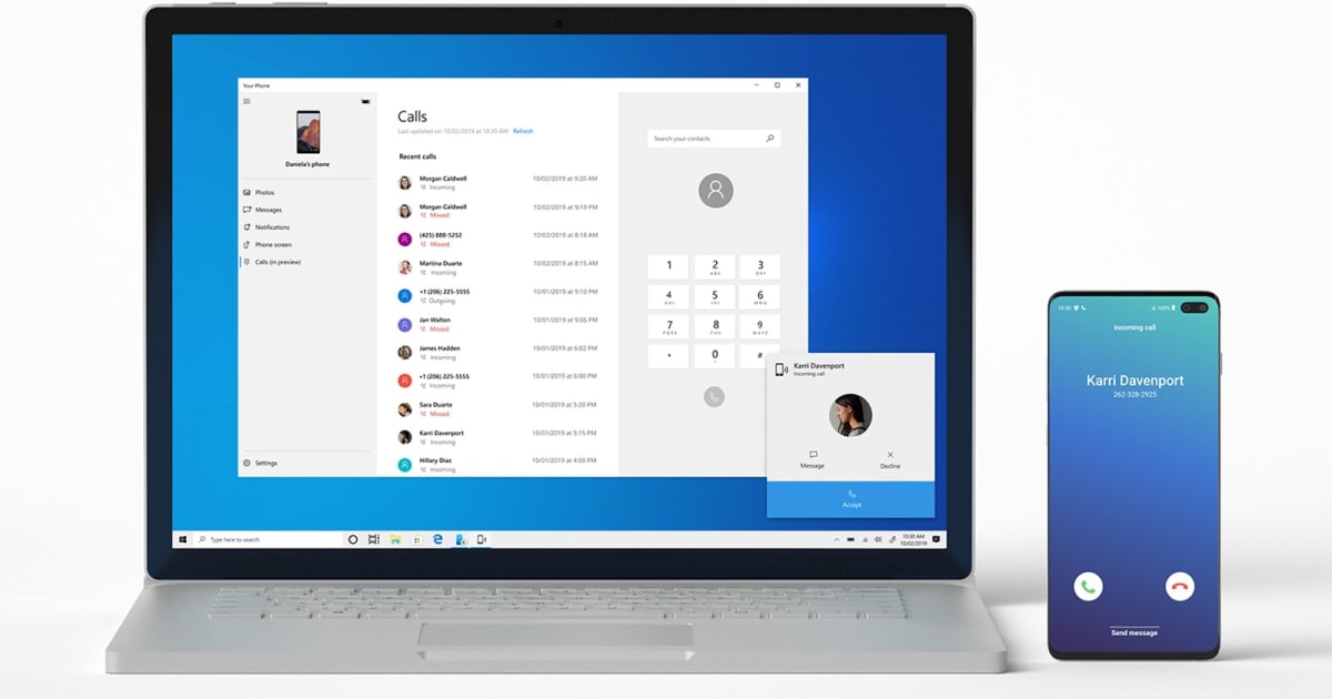 Windows 10 preview brings Android phone calls to your PC 1