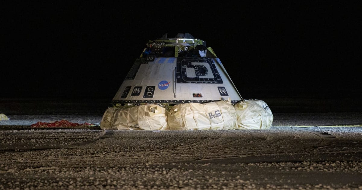 Boeing Starliner is the first US-made crew capsule to land on the ground 1