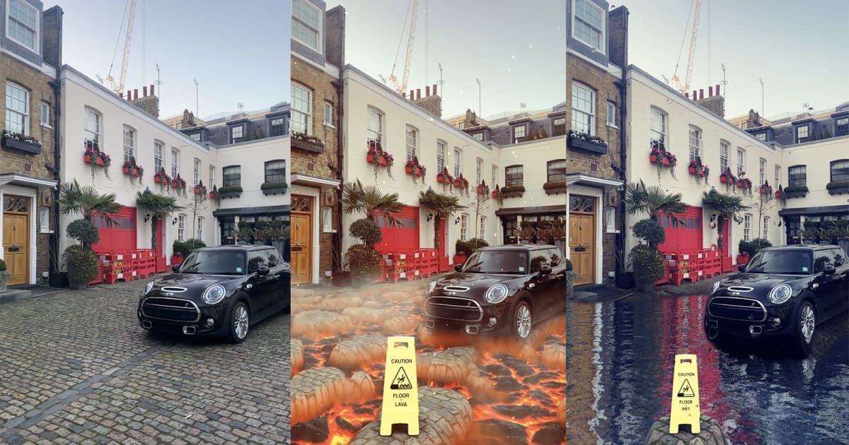 Snapchat's latest AR filters turn the floor into lava 1