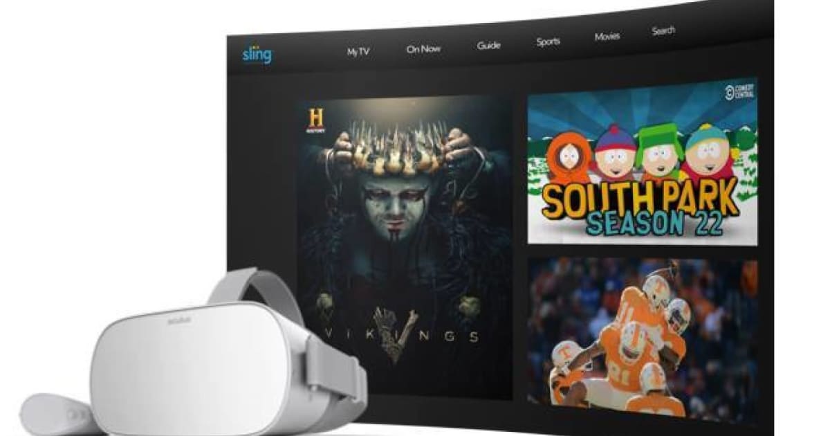 Sling adds social TV and movie viewing to its Oculus Go app 1