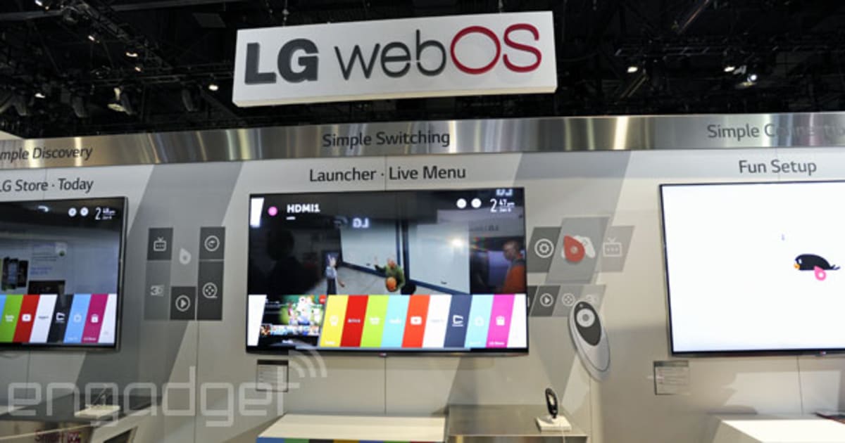 Hands On With Lg S Smart Tv Running Webos Video Engadget