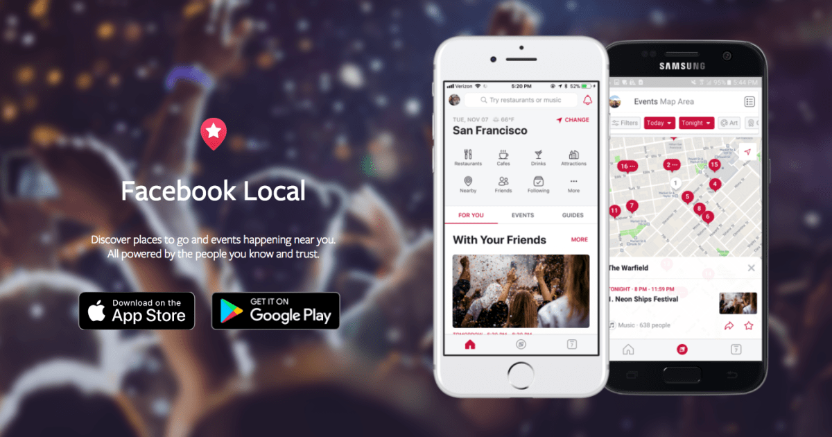 Facebook relaunches Events app with a Yelp-like focus