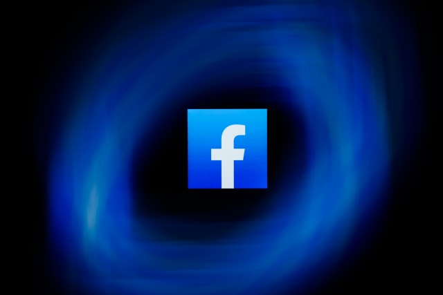 Facebook logo displayed on a phone screen is seen in this multiple exposure illustration photo taken in Krakow, Poland on January 16, 2020. (Photo by Jakub Porzycki/NurPhoto via Getty Images)