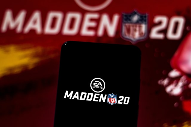 BRAZIL - 2019/06/12: In this photo illustration the Madden NFL 20 logo is displayed on a smartphone. (Photo Illustration by Rafael Henrique/SOPA Images/LightRocket via Getty Images)