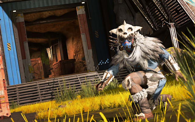 A screenshot of Bloodhound in Apex Legends