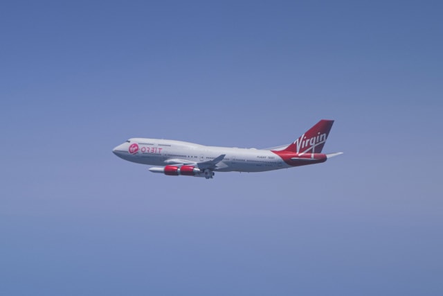 Virgin Orbit demo flight enroute to the 'racetrack'