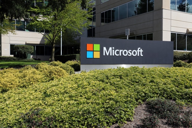 Redmond, WA, April 15 usa -, 2017: The Microsoft headquarters campus in Redmond. Microsoft is among the world’s largest software applications, hardware and gambling companies.