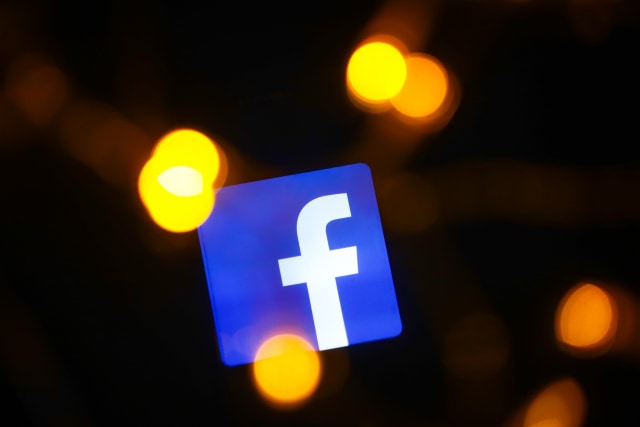Facebook logo is displayed on a mobile phone screen photographed for illustration photo in Krakow, Poland on 16 January, 2020. (Photo by Beata Zawrzel/NurPhoto via Getty Images)