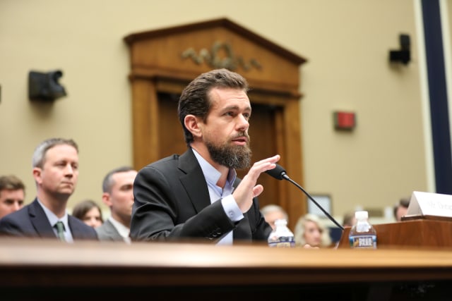Twitter CEO Jack Dorsey testifies before the House Energy and Commerce Committee hearing on Capitol Hill in Washington, U.S., September 5, 2018. REUTERS/Chris Wattie