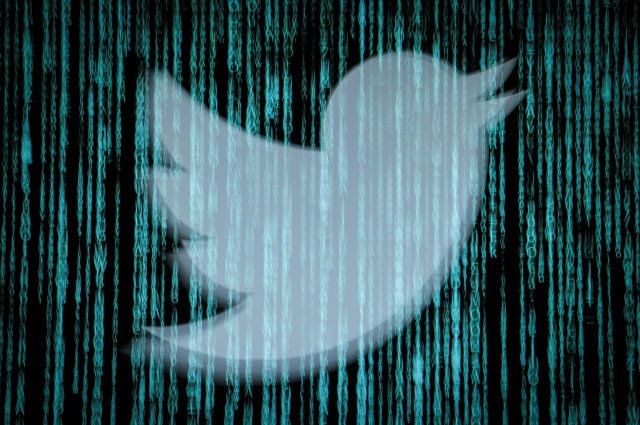 A Twitter logo is seen on a computer screen in this photo illustration on October 31, 2017. Material posted on Facebok and other social media directly and indirectly reached over 126 million Americans between 2015 and 2017 according to a company testimony that will be presented to the US Senate judiciary committe on Tuesday. (Photo by Jaap Arriens/NurPhoto via Getty Images)