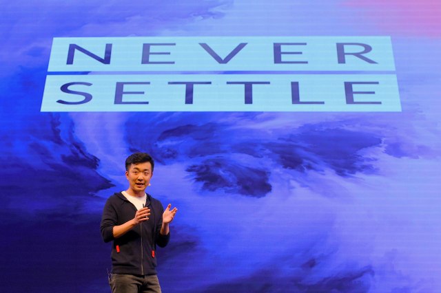 Co-founder and director of the Chinese smartphone maker OnePlus, Carl Pei gestures as he speaks on stage during the launch of their latest OnePlus 7 and the OnePlus 7 Pro during its launch in Bangalore on May 14, 2019. - The OnePlus 7 series was simultanesously launched globally from three different countries India, US, and Europe. (Photo by MANJUNATH KIRAN / AFP) (Photo credit should read MANJUNATH KIRAN/AFP via Getty Images)