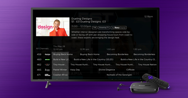 Roku Live TV Channel Guide
