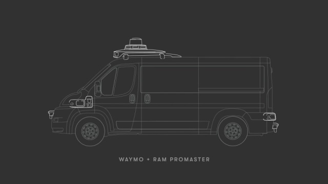Waymo / FCA Ram ProMaster van design