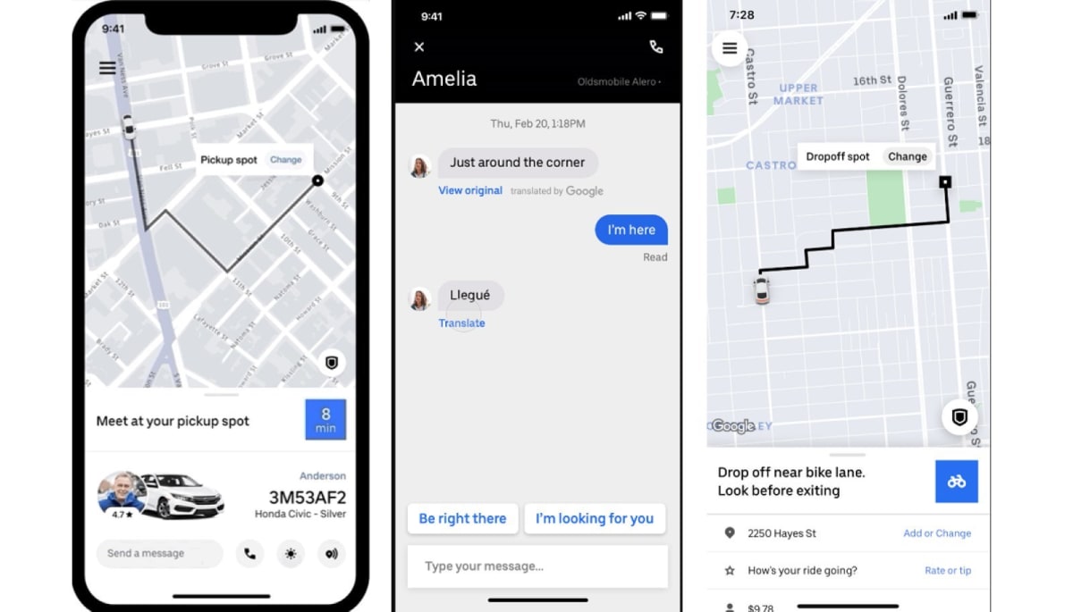 Uberアプリがアップデート。Google翻訳と連携した翻訳機能を追加 - Engadget 日本版