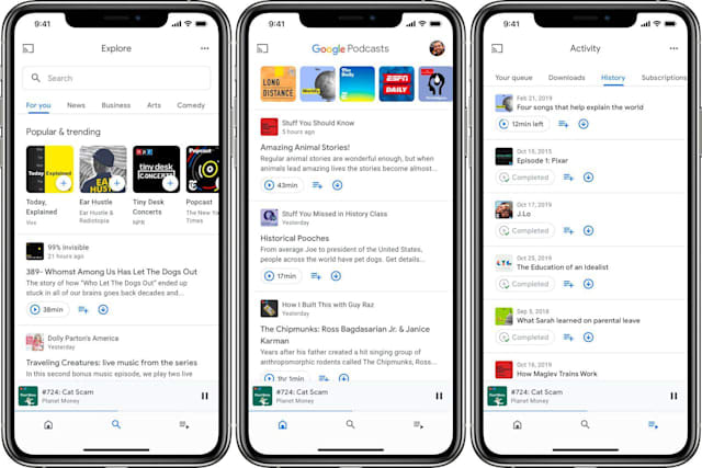 Google Podcasts Manager