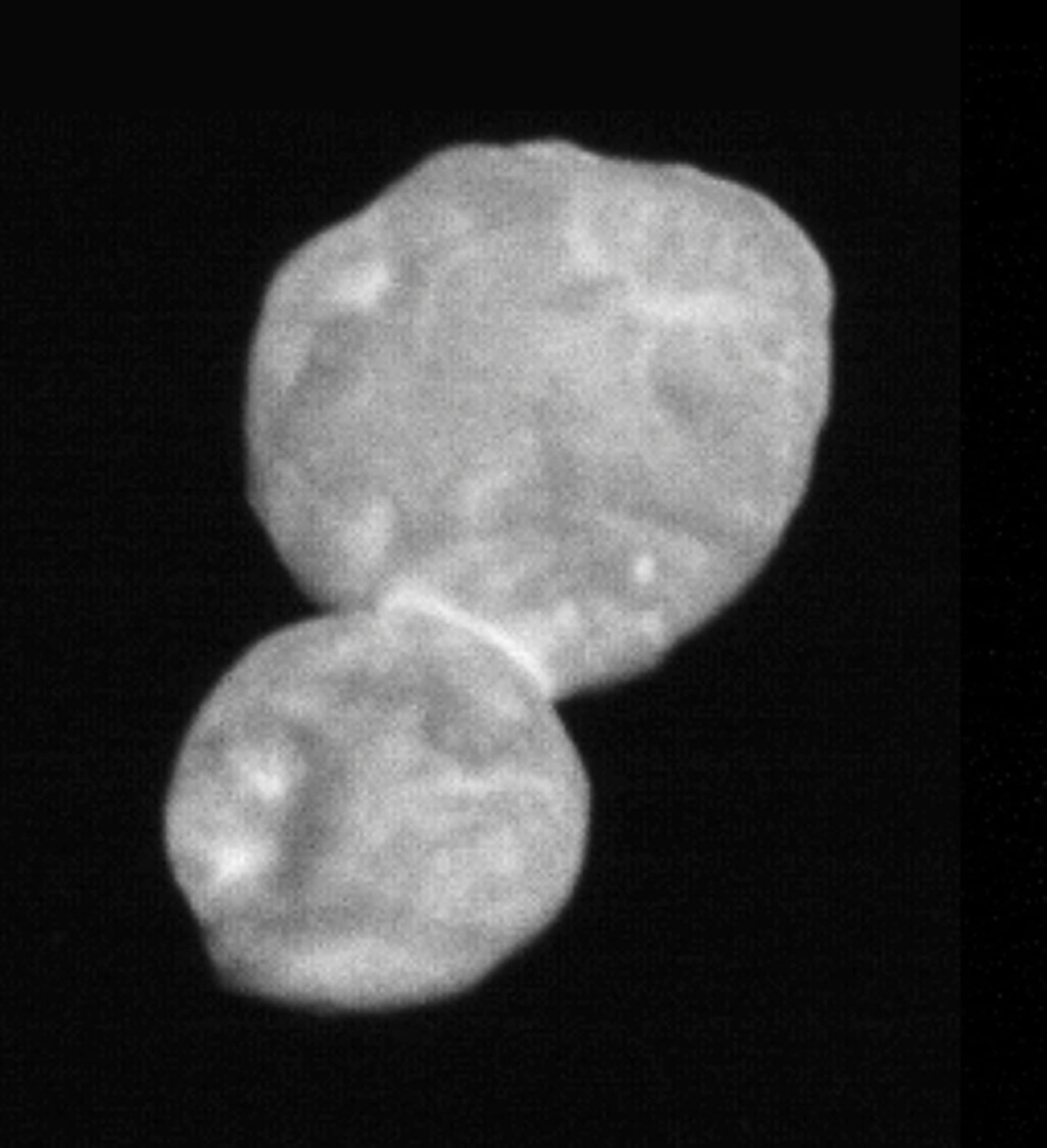 Close-up of 2014 MU69 from New Horizons probe
