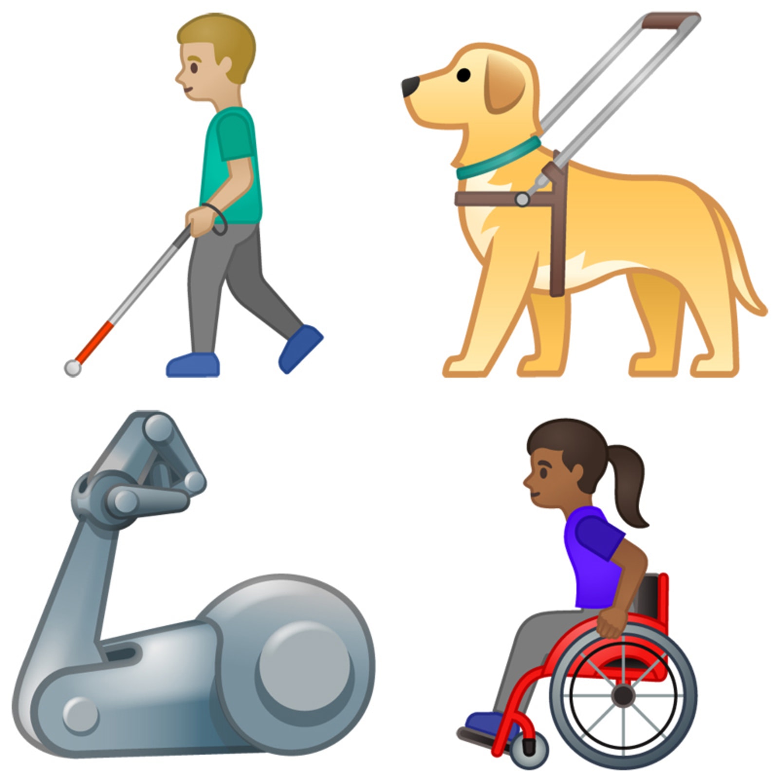 Android Q emoji for accessibility