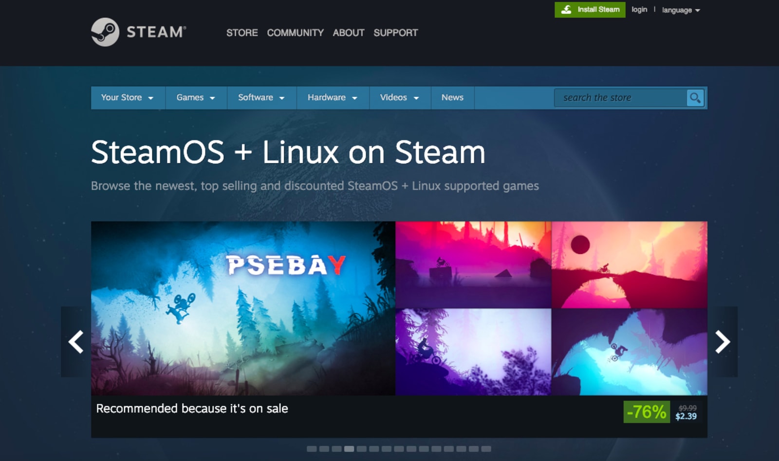 Linux on Steam
