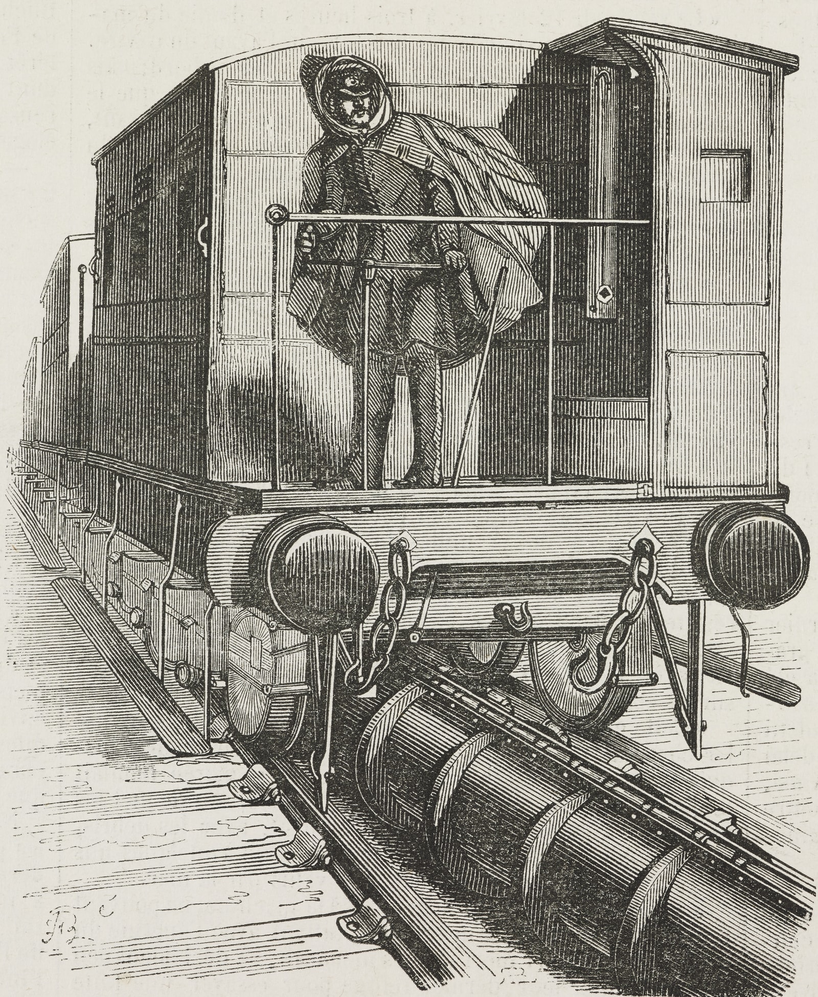 Convoy on the Saint-Germain atmospheric railway