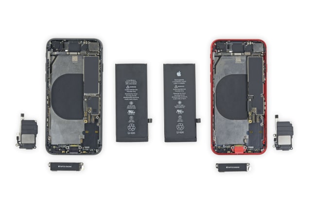 Apple iPhone 8 and iPhone SE torn down