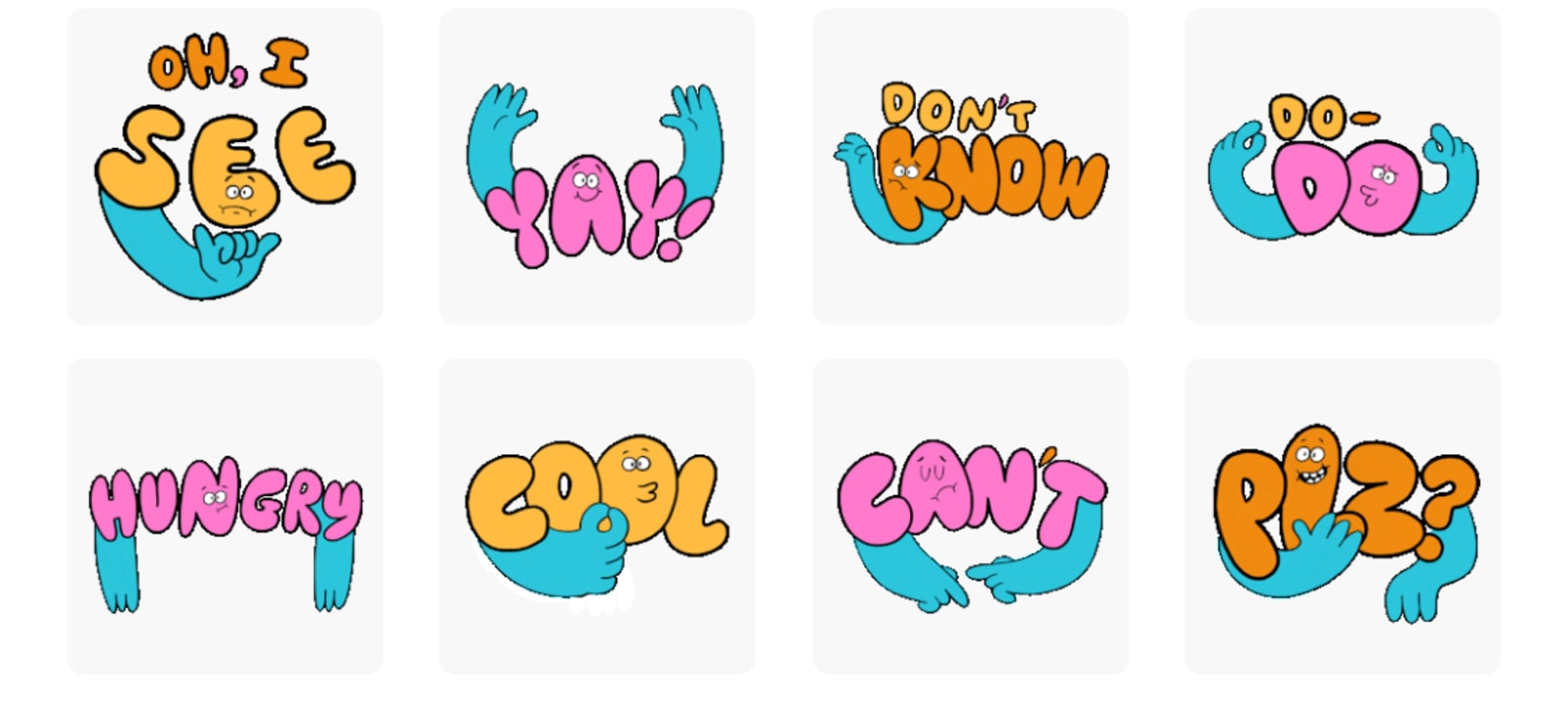 ASL stickers