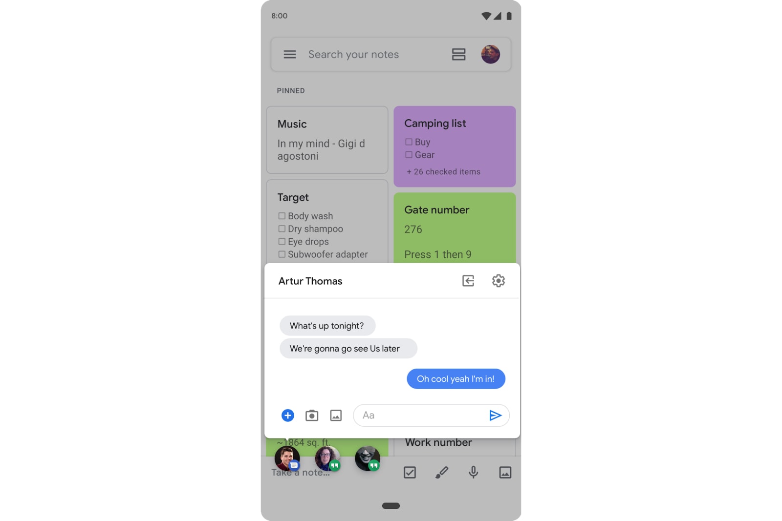 Android Q bubbles