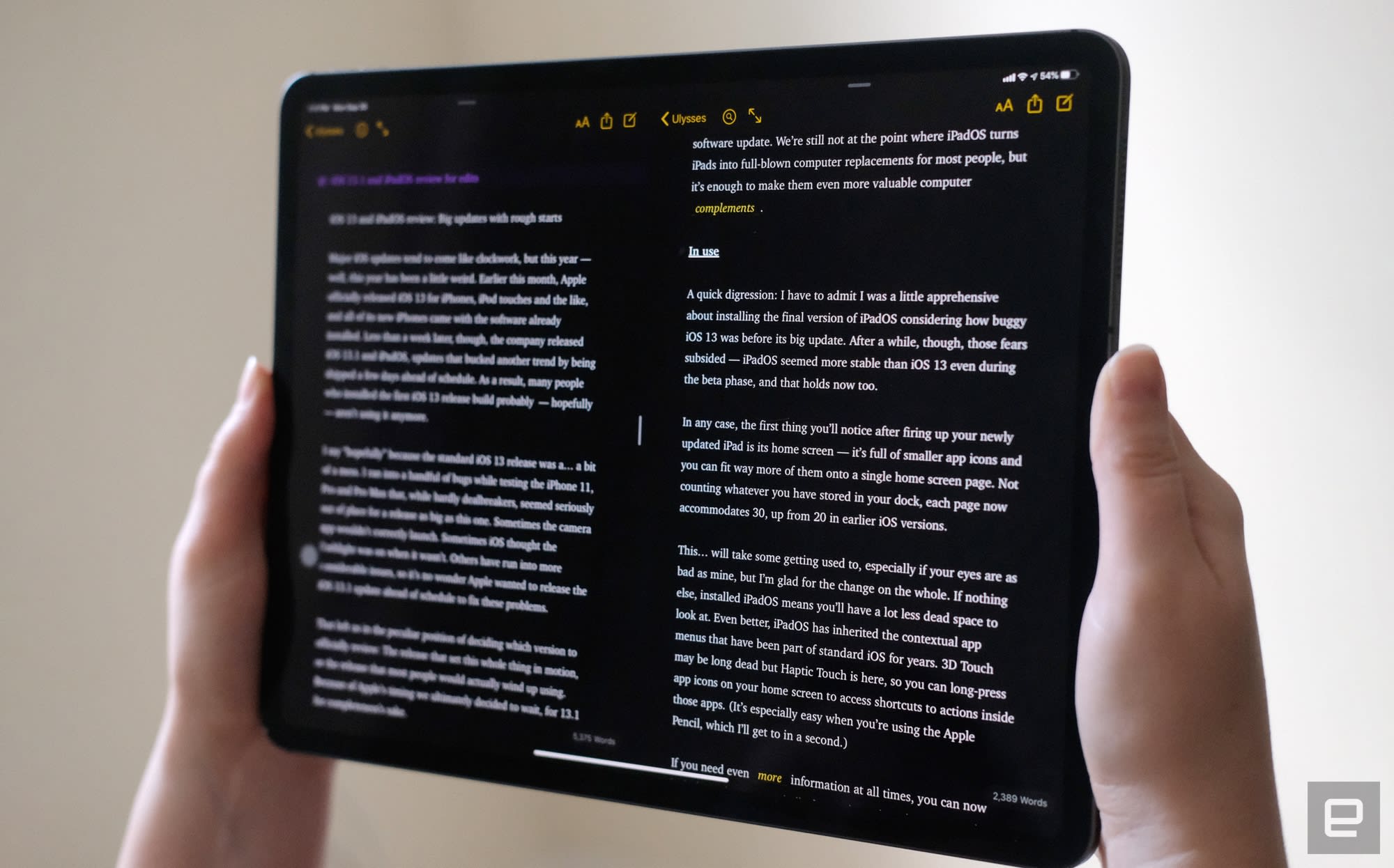 Google Docs, Slides and Sheets now feature drag-and-drop on iPad