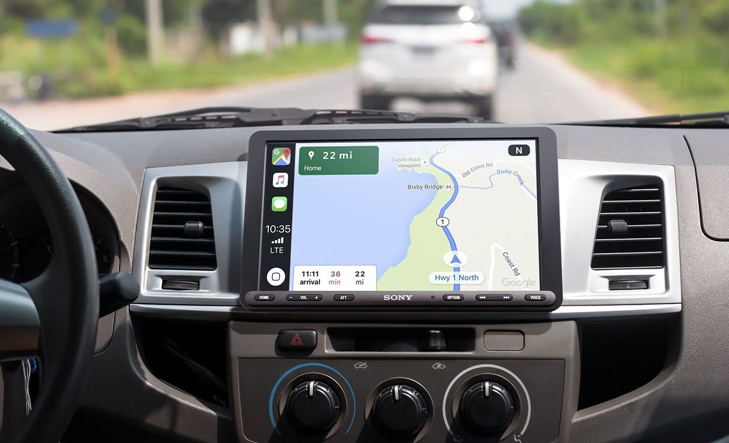 ソニーのapple Carplay Android Auto対応車載ディスプレイが約9インチの大画面へと進化 Engadget 日本版