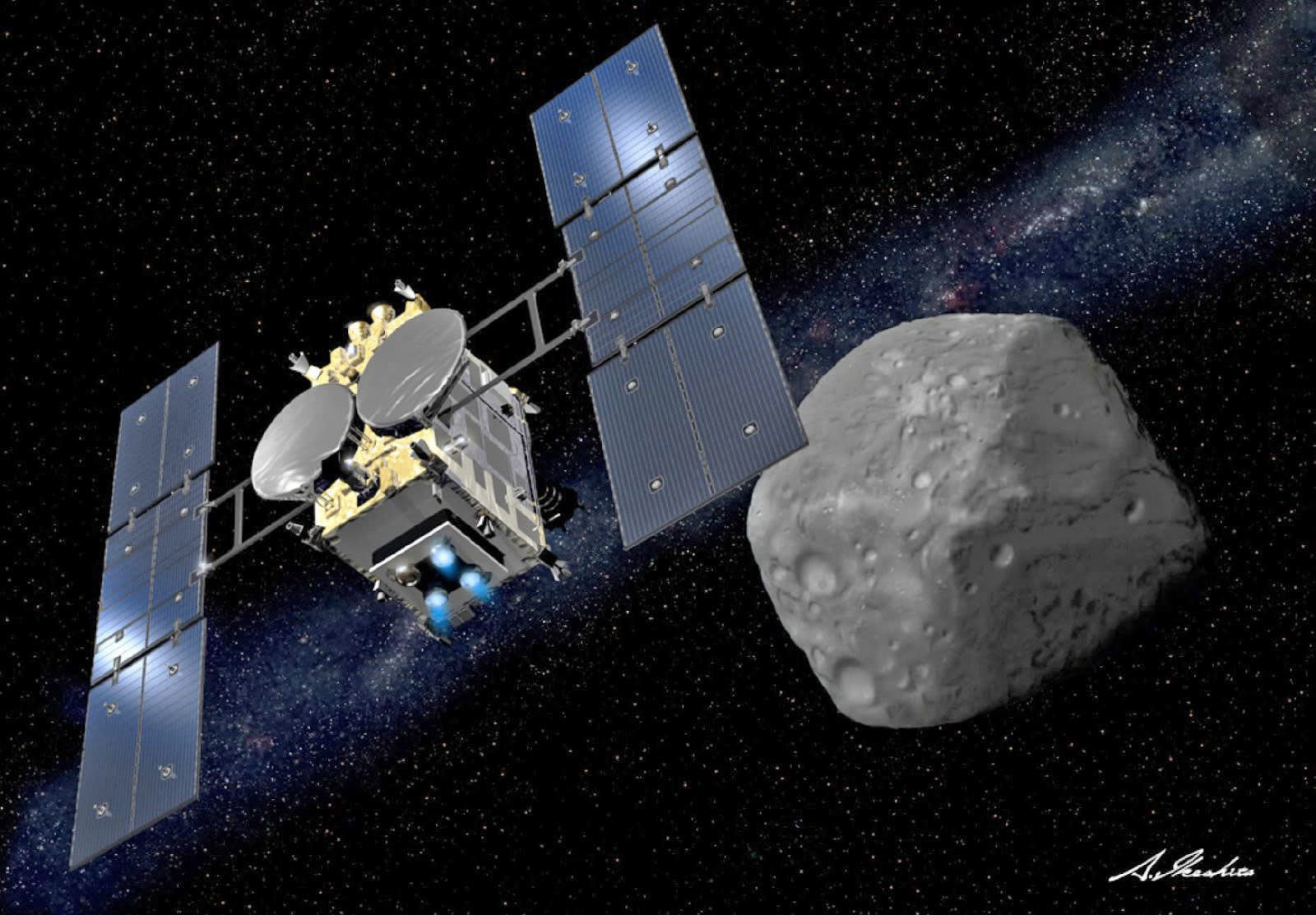 はやぶさ2 小惑星リュウグウのサンプル採取に向け降下開始決定 2月22日タッチダウンへgo Engadget 日本版