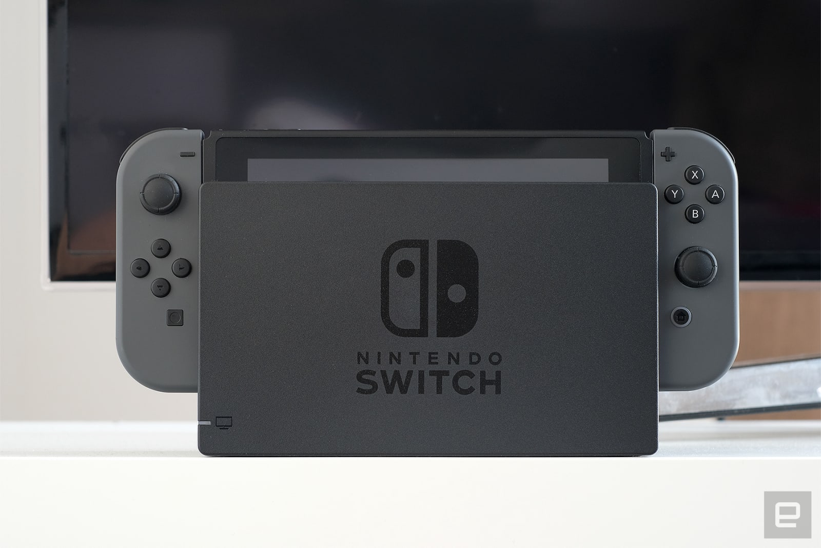 Docked Nintendo Switch