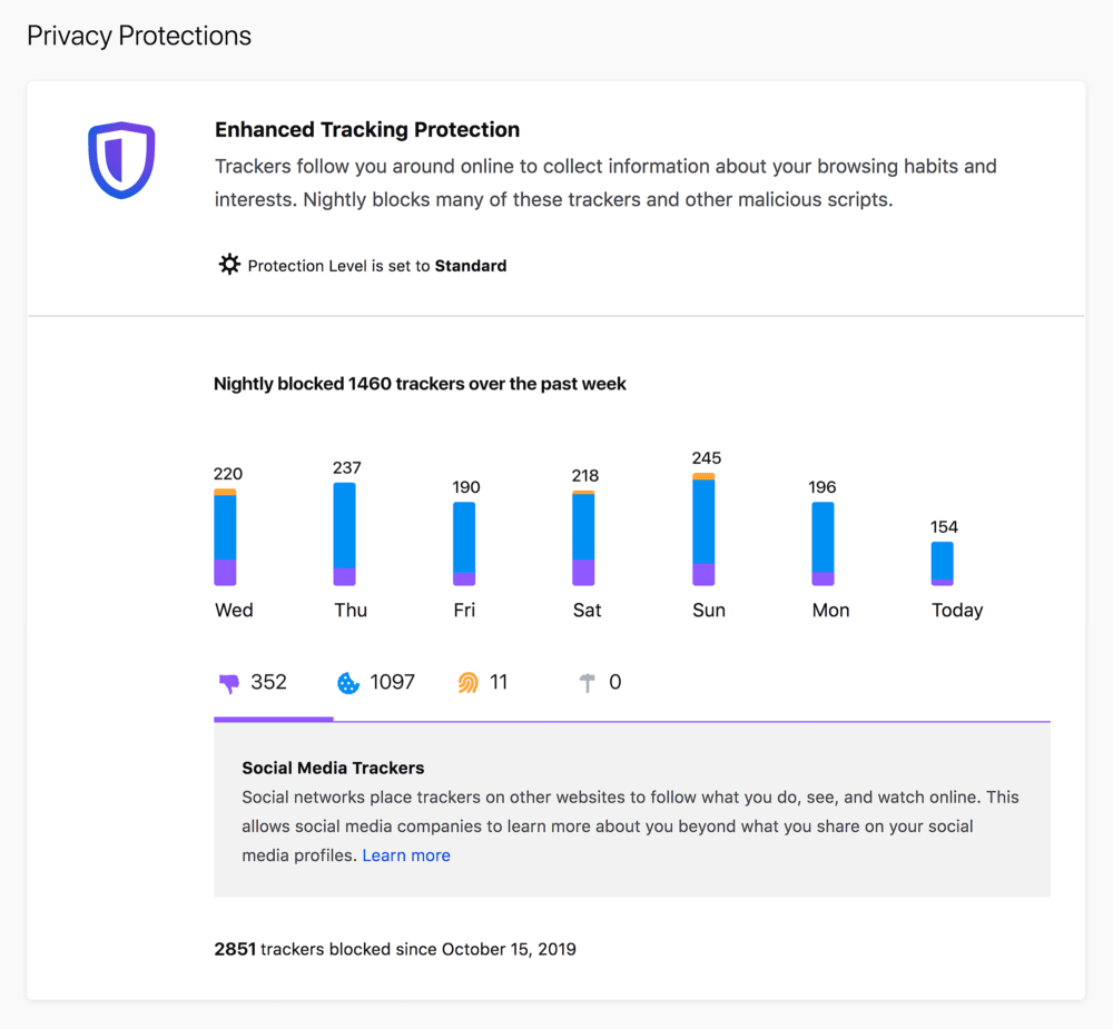 Firefoxに追跡レポート機能とパスワードツール追加 最新版70 0リリース Engadget 日本版